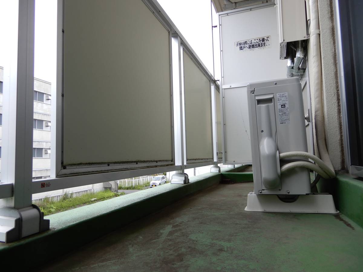 Balcony in Village House Shirogane in Hachinohe-shi