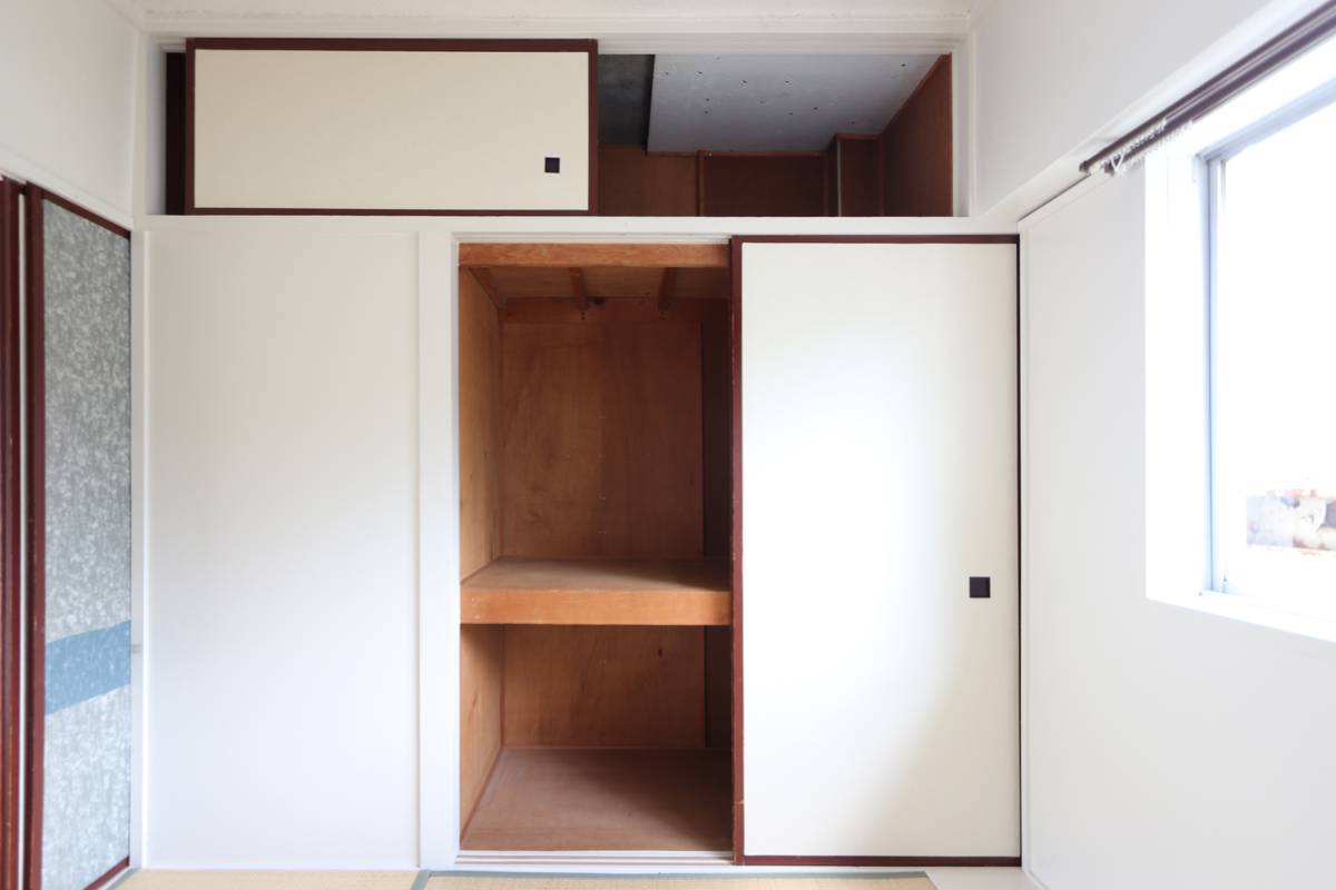 Storage Space in Village House Kuroki in Soma-shi