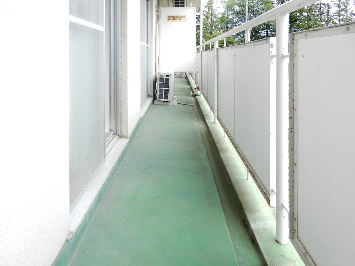 Varanda de Village House Kuroki em Soma-shi