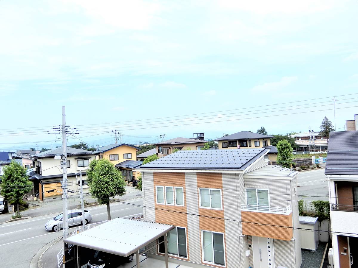 Tầm nhìn từ Village House Kunomoto ở Tendo-shi