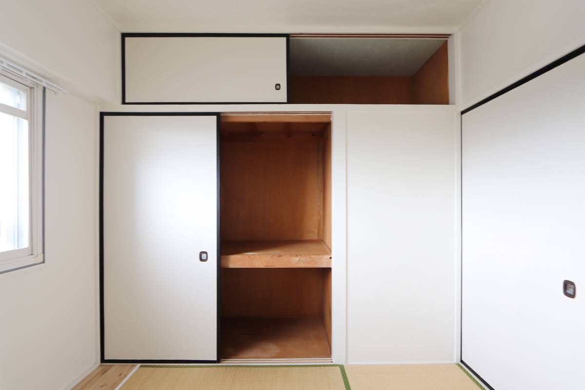 Storage Space in Village House Kunomoto in Tendo-shi