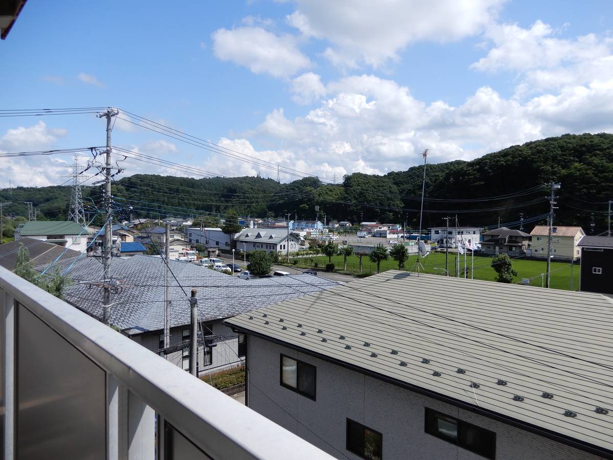 View from Village House Nakada in Shirakawa-shi
