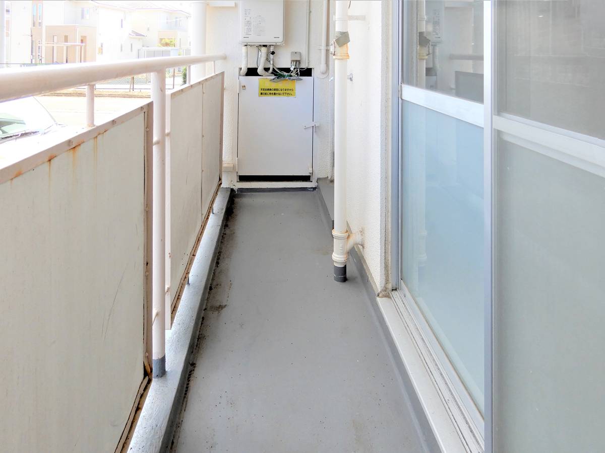 Balkon di Village House Fukurobara di Taihaku-ku