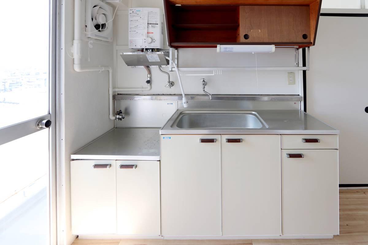 Taihaku-ku ရှိ Village House Fukurobara ၏ မီးဖိုချောင်