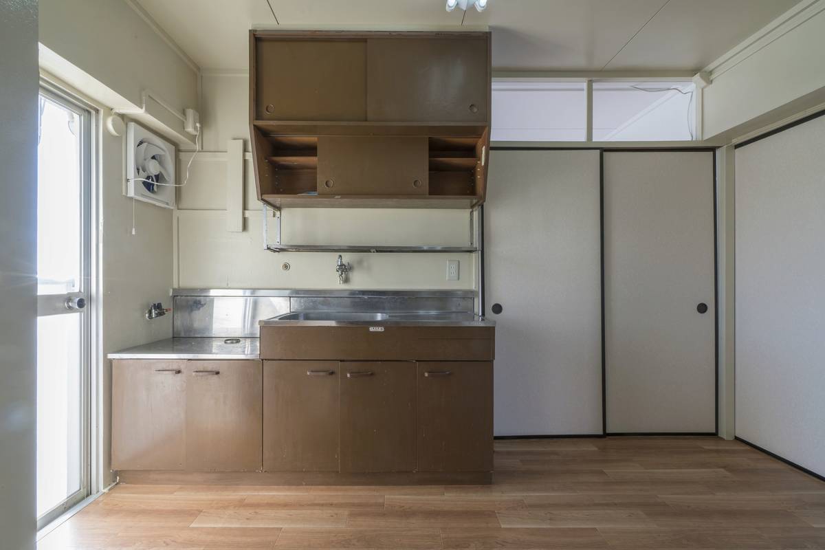 Ichinoseki-shi ရှိ Village House Sekigaoka Dai 2 ၏ မီးဖိုချောင်