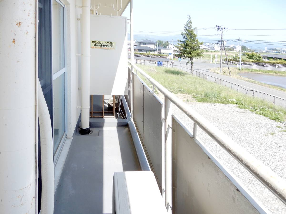 Balcony in Village House Hiromiyasawa in Shiwa-gun