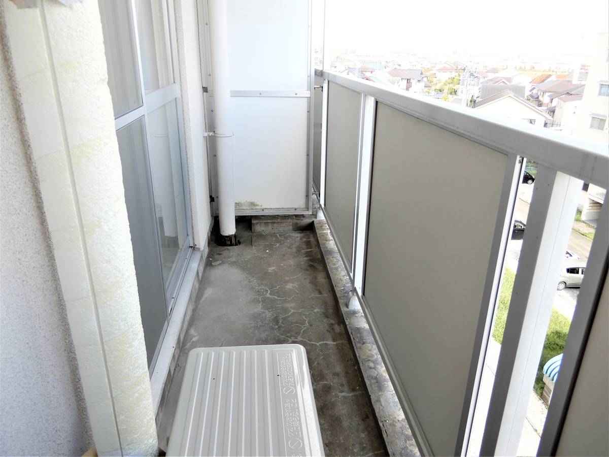 大崎市ビレッジハウス米倉のバルコニー