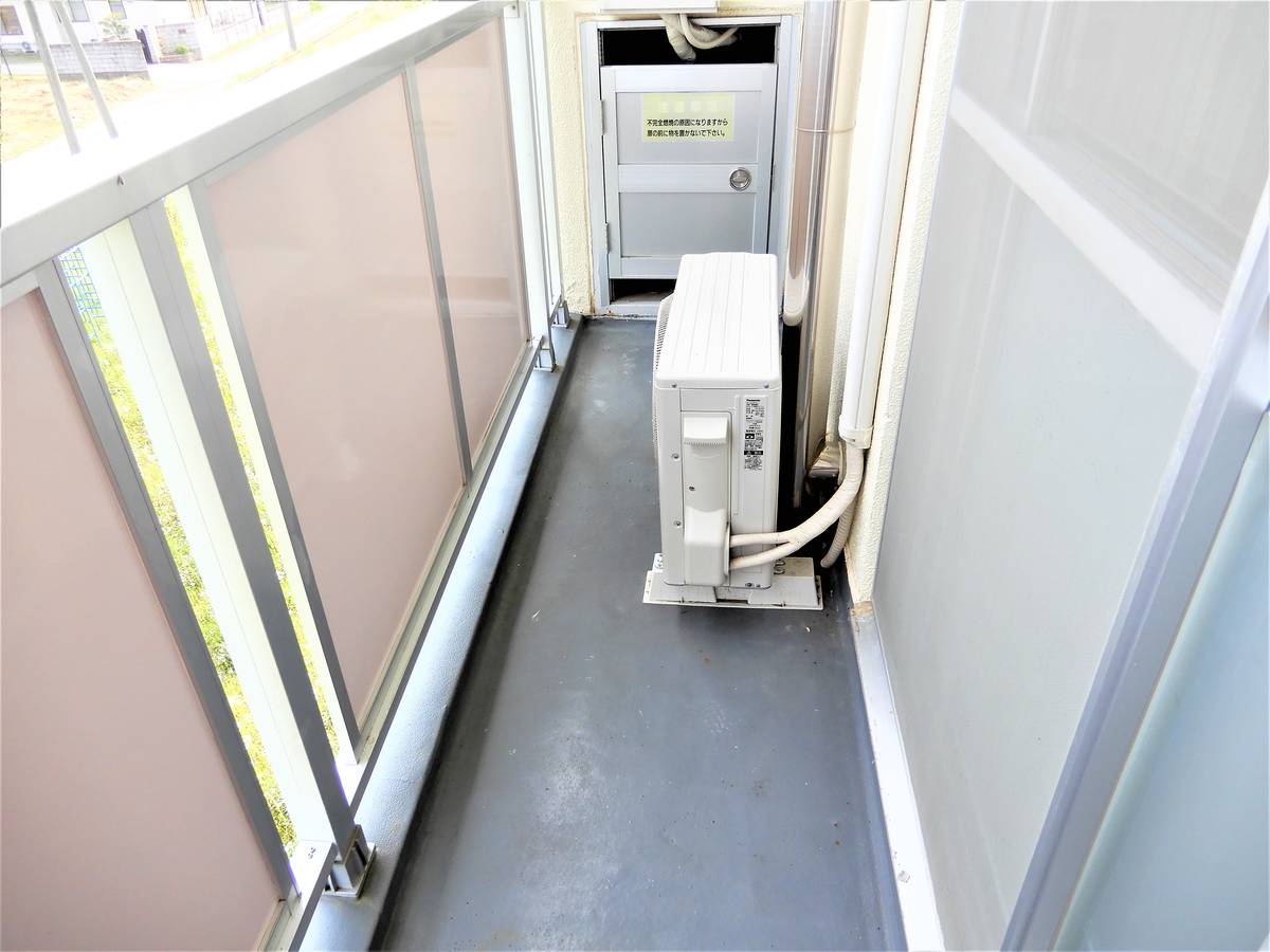 東松島市ビレッジハウス矢本のバルコニー