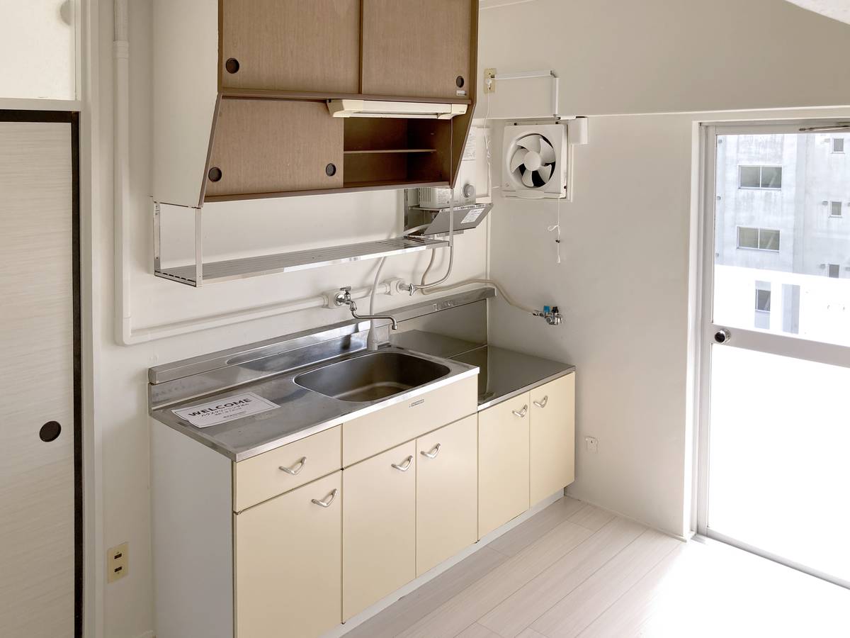 Isawa-gun ရှိ Village House Kanegasaki ၏ မီးဖိုချောင်