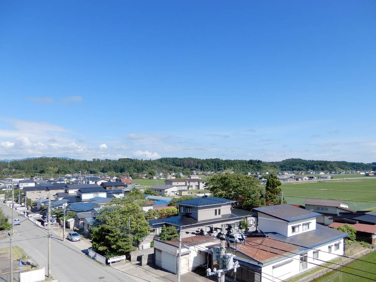 潟上市ビレッジハウス飯田川の眺望