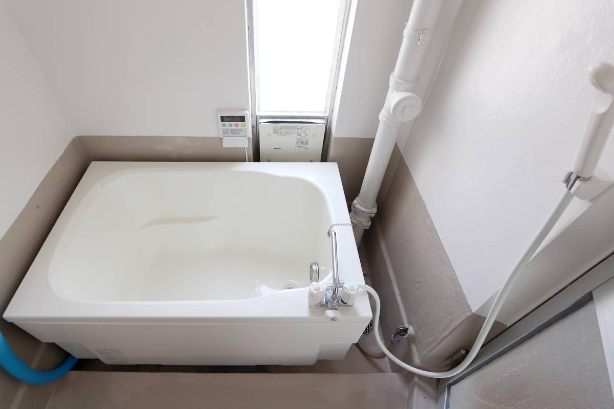 位于山形市的Village House 中桜田的浴室