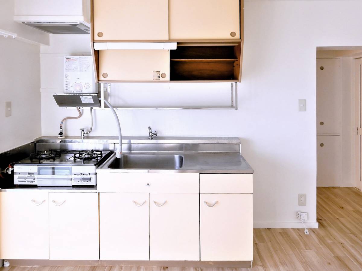 Hanamaki-shi ရှိ Village House Matsuzono ၏ မီးဖိုချောင်