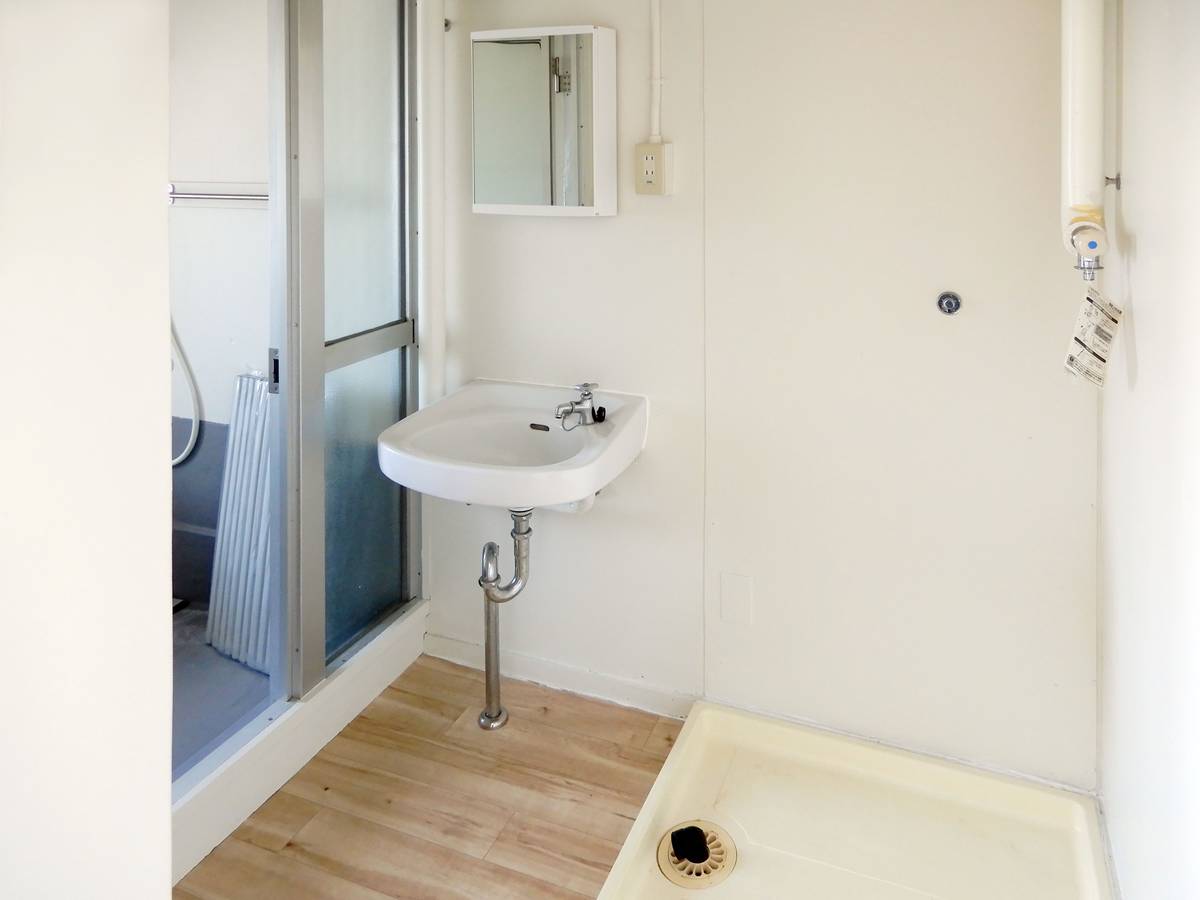 Bồn rửa mặt của Village House Rokuta ở Higashine-shi