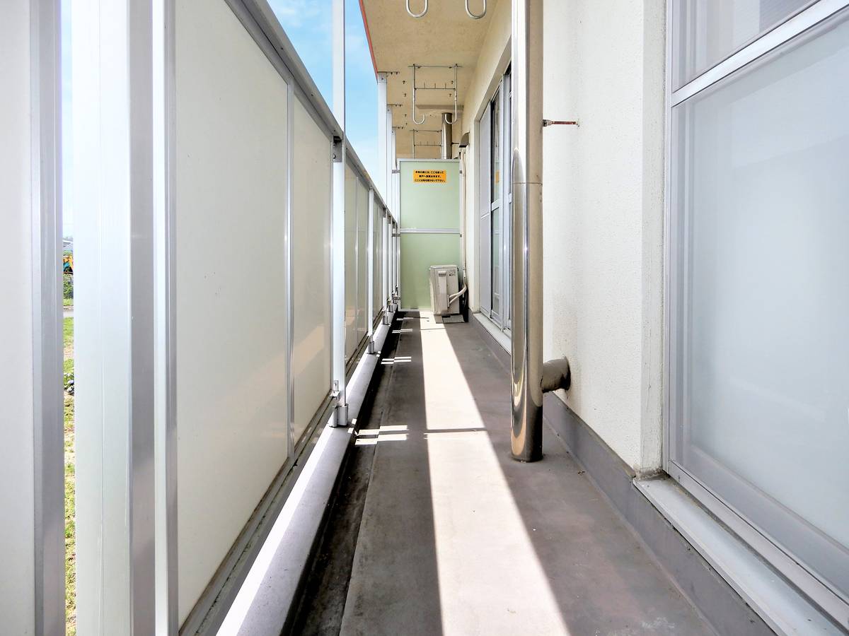 Balkon di Village House Rokuta di Higashine-shi