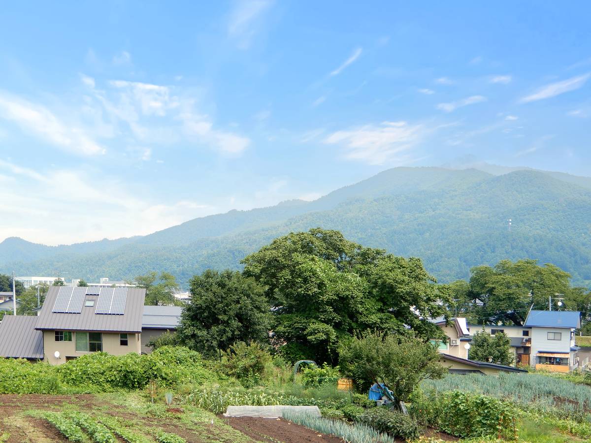 Pemandangan dari Village House Rokuta di Higashine-shi