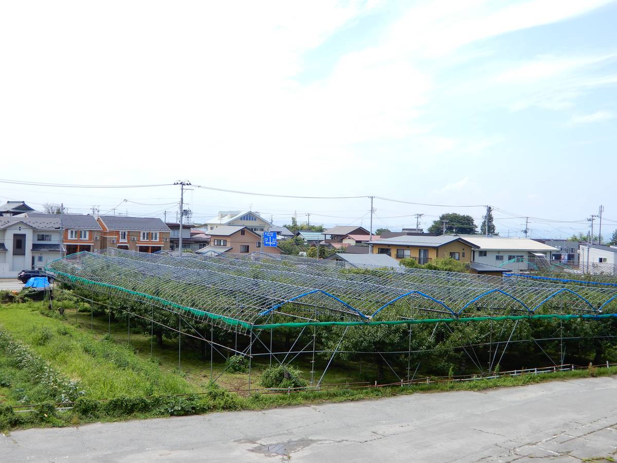 Tầm nhìn từ Village House Rokuta ở Higashine-shi