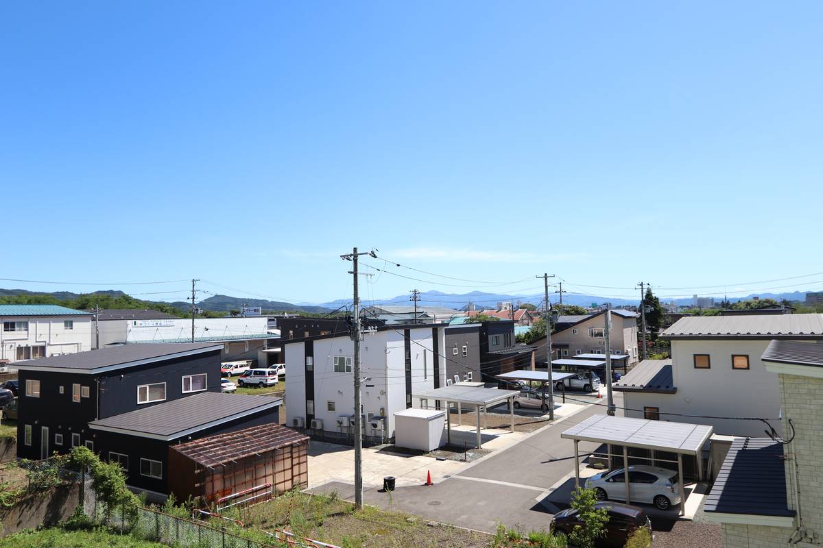 Tầm nhìn từ Village House Shakanai ở Odate-shi