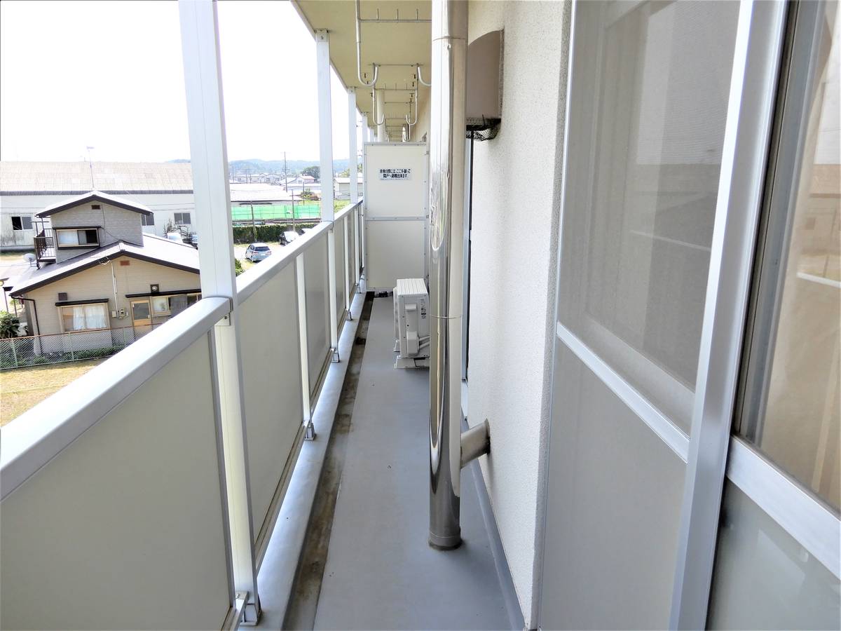 西白河郡ビレッジハウス矢吹のバルコニー