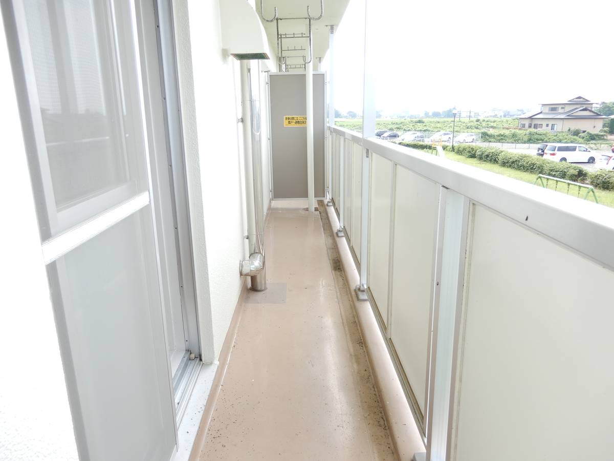 西白河郡ビレッジハウス矢吹のバルコニー