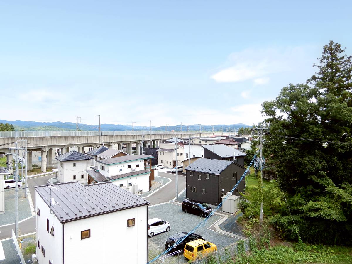 Tầm nhìn từ Village House Shiwa ở Shiwa-gun