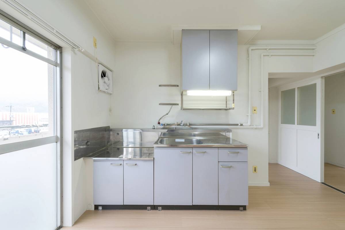 Cozinha de Village House Kitakami Dai 2 em Kitakami-shi