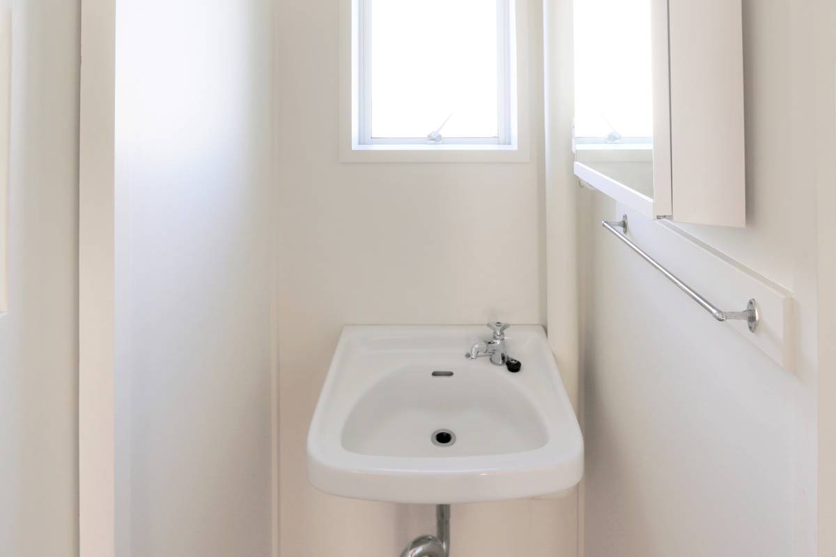 Bồn rửa mặt của Village House Wakakusa ở Akita-shi