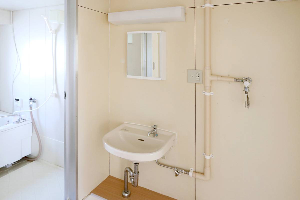 Lavabo de Village House Ueda em Iwaki-shi