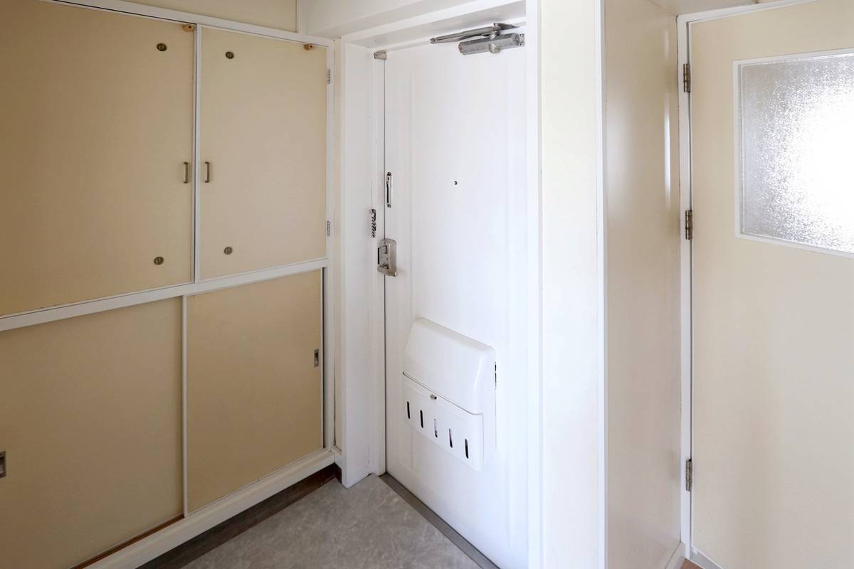 Entrada do apartamento de Village House Ueda em Iwaki-shi