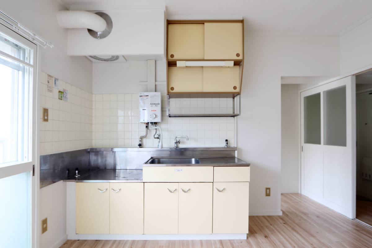 Cozinha de Village House Shirakawa em Shirakawa-shi