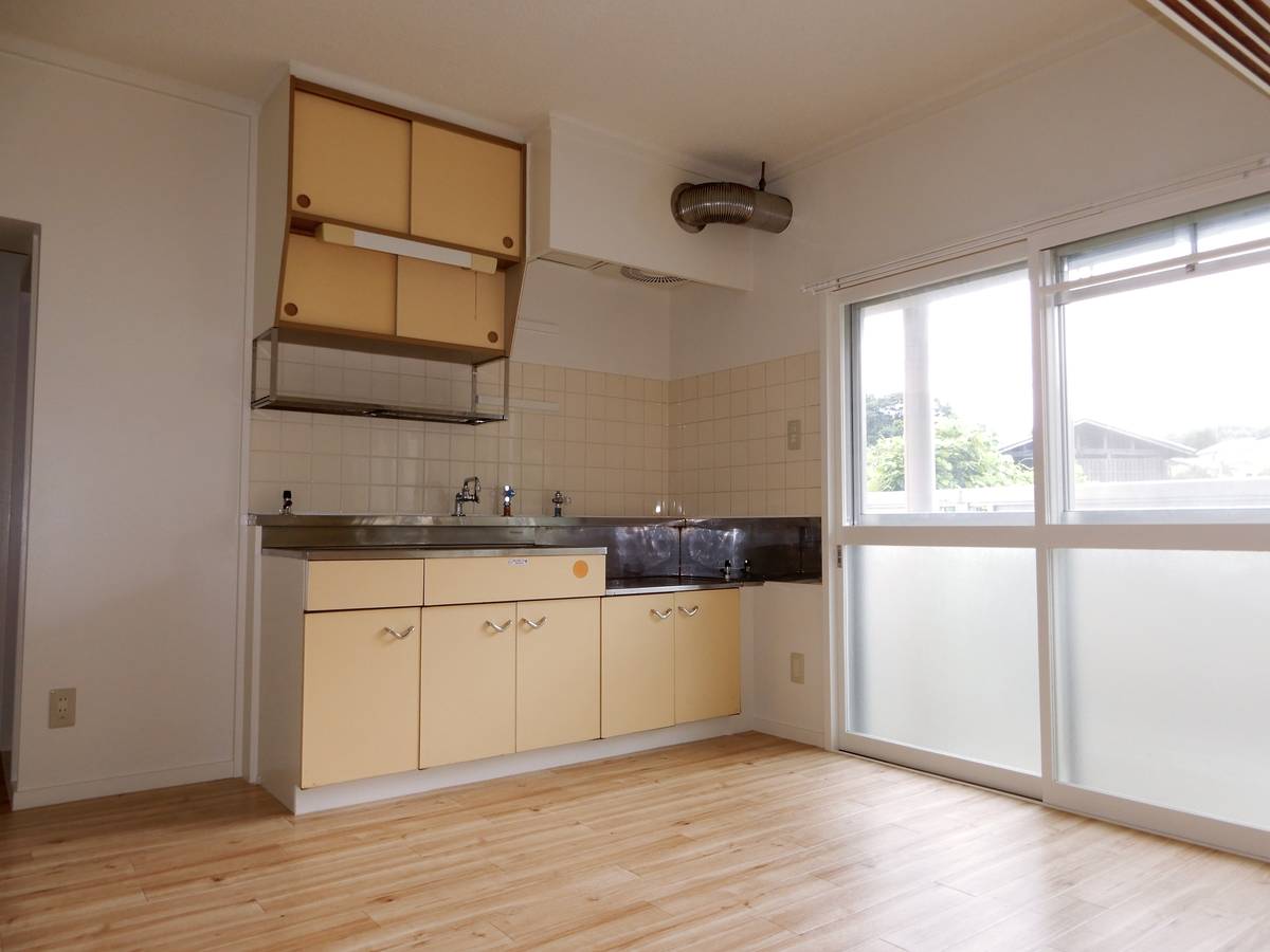 Cozinha de Village House Esashi em Oshu-shi