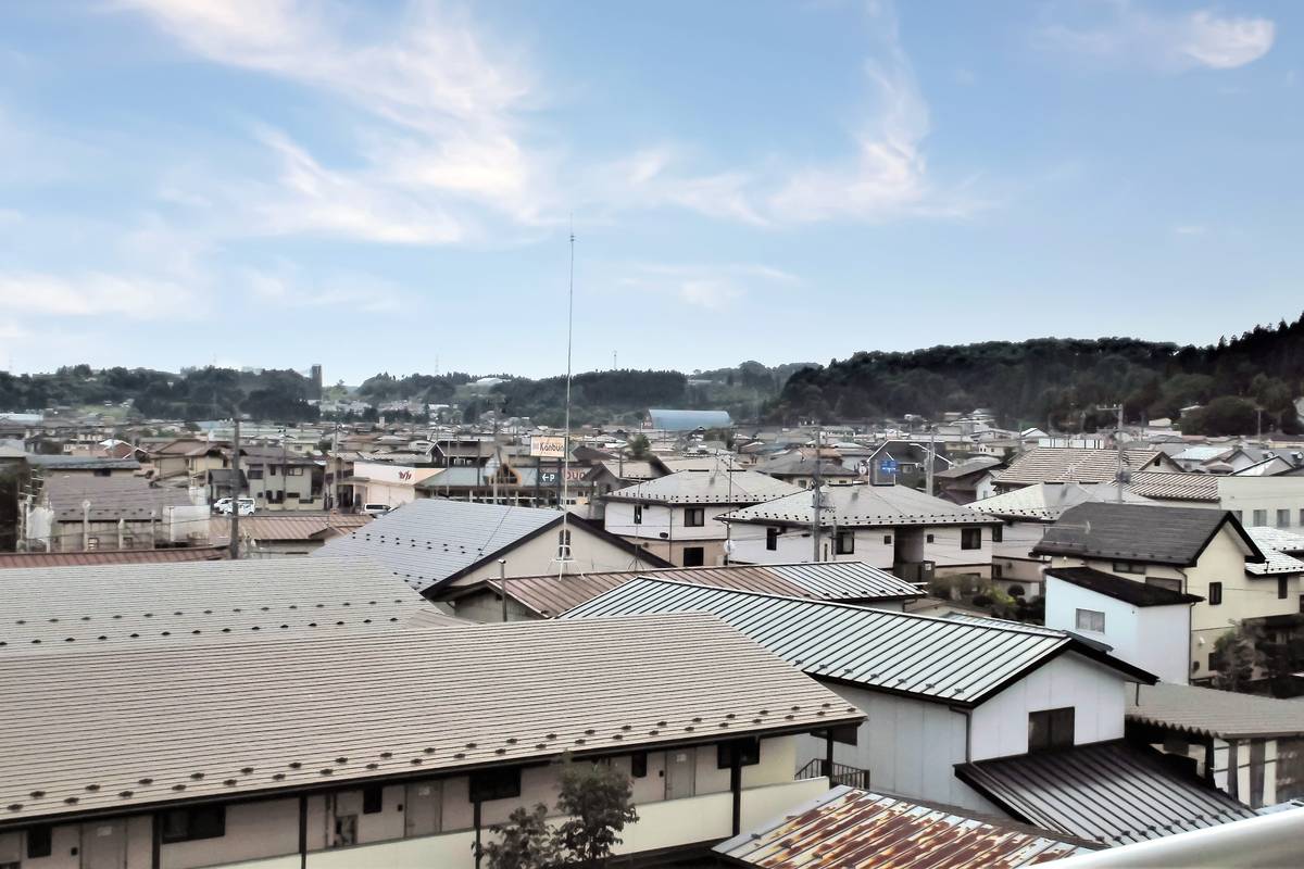 Tầm nhìn từ Village House Maesawa Minami ở Oshu-shi