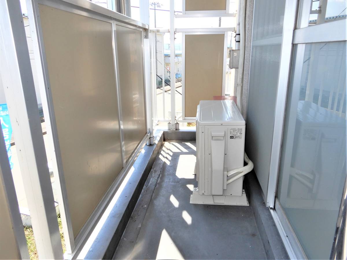 山形市ビレッジハウス沼木のバルコニー