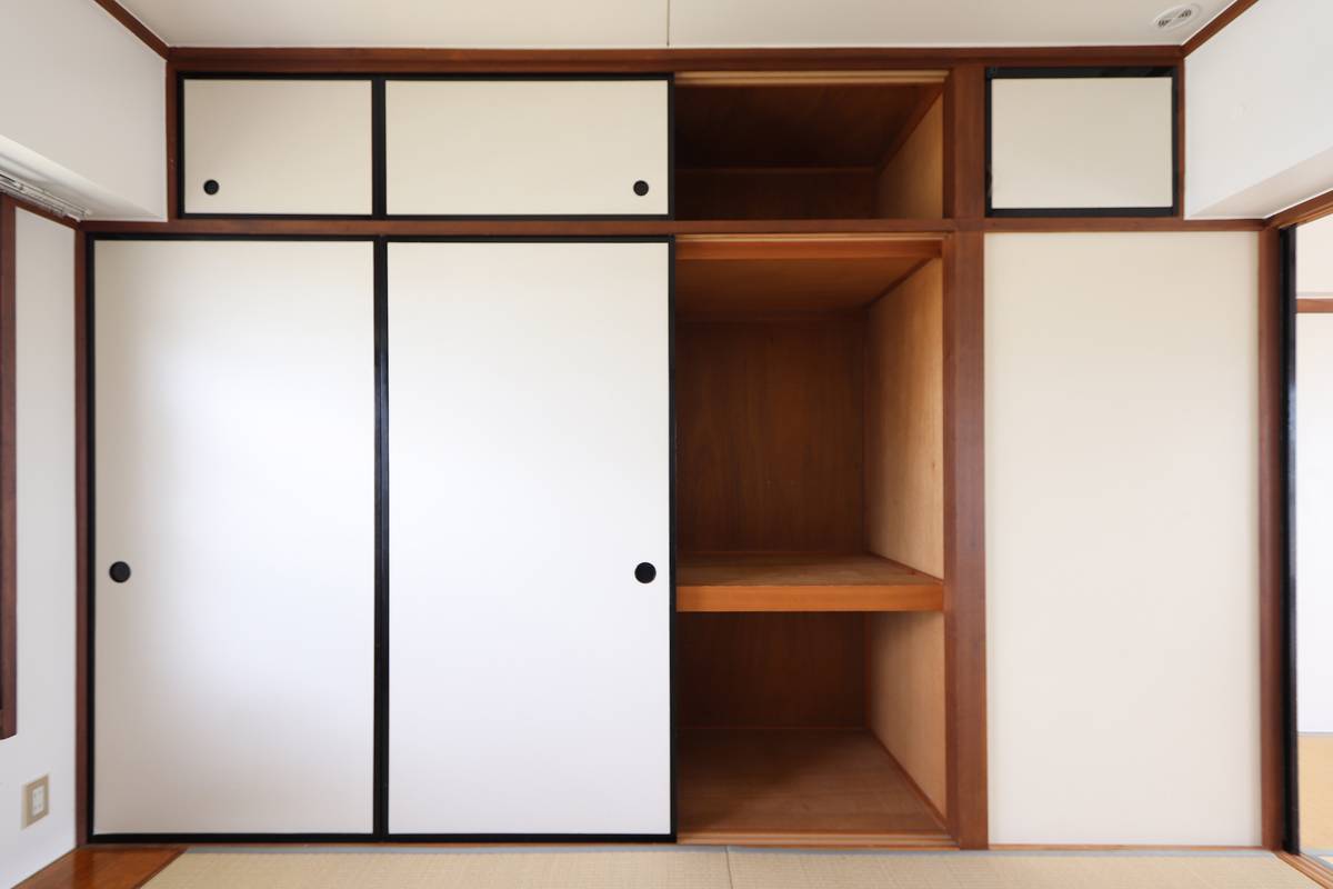 Storage Space in Village House Taiwa in Kurokawa-gun