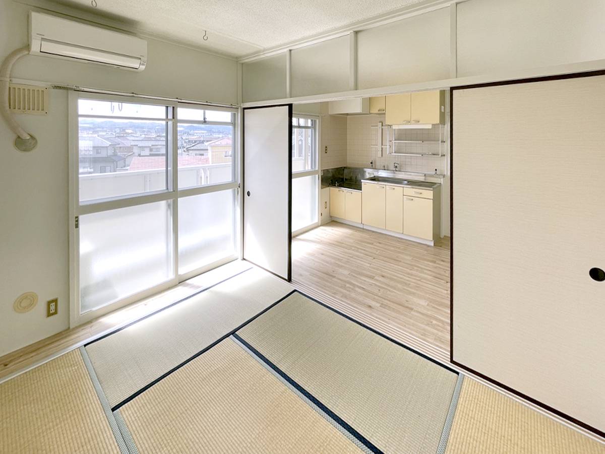 伊達市ビレッジハウスほばらのリビング