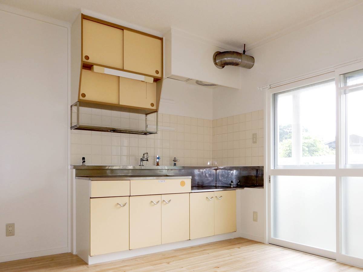 Date-shi मा Village House Hobara मा किचन