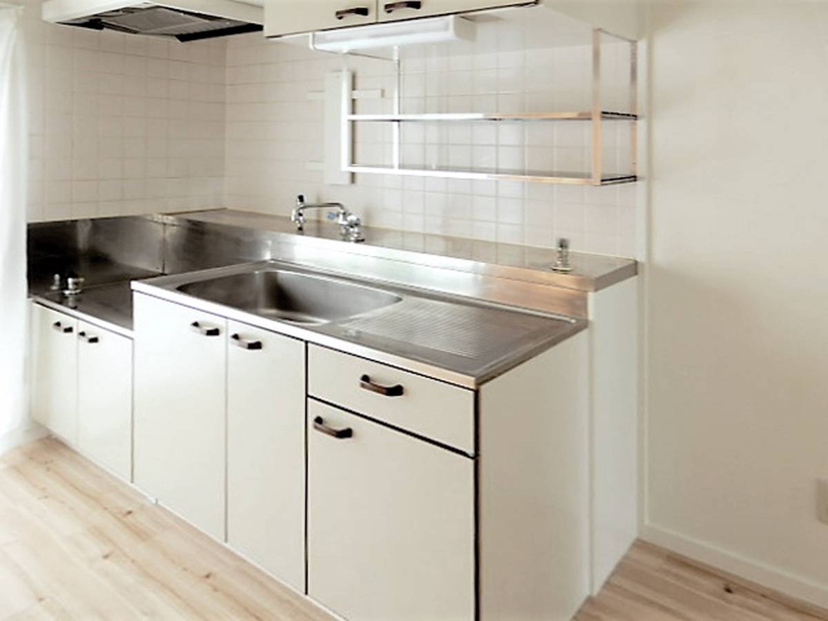 Hanamaki-shi ရှိ Village House Manchome ၏ မီးဖိုချောင်