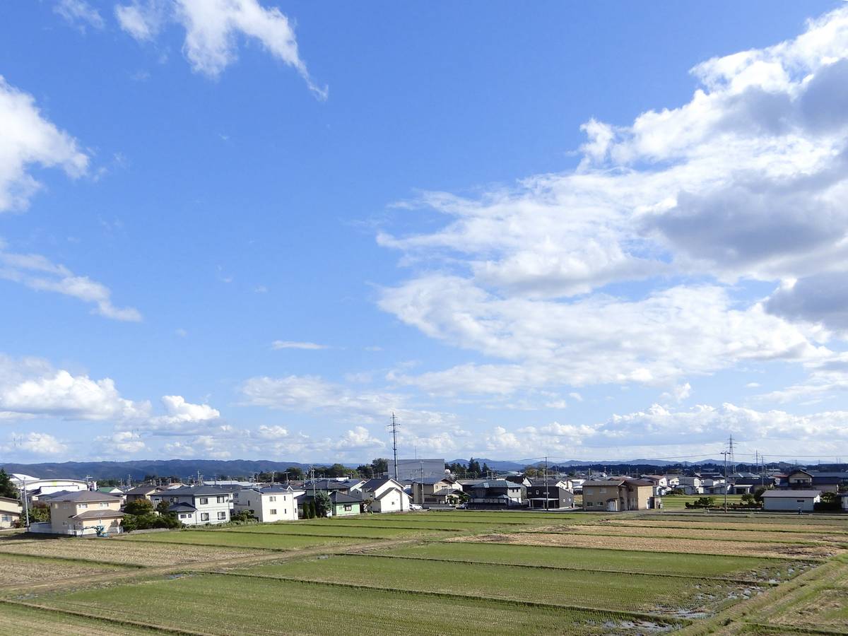 Tầm nhìn từ Village House Manchome ở Hanamaki-shi