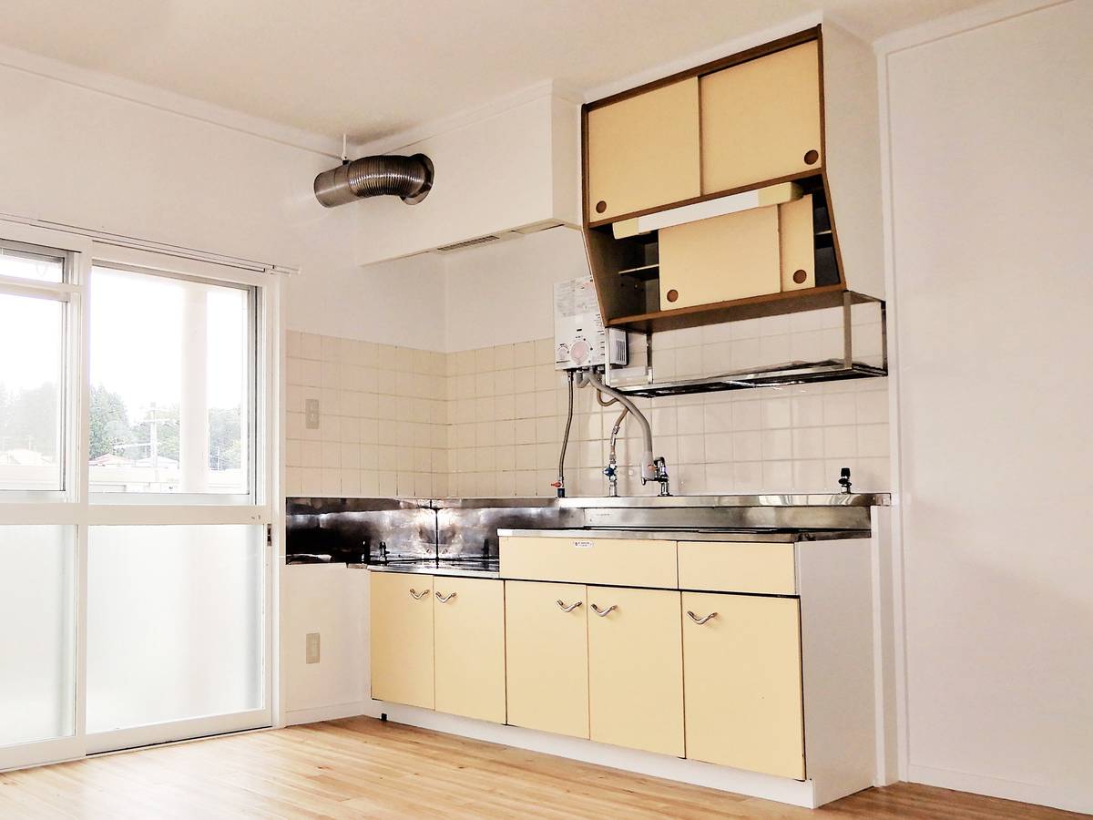 一関市ビレッジハウス中田南のキッチン