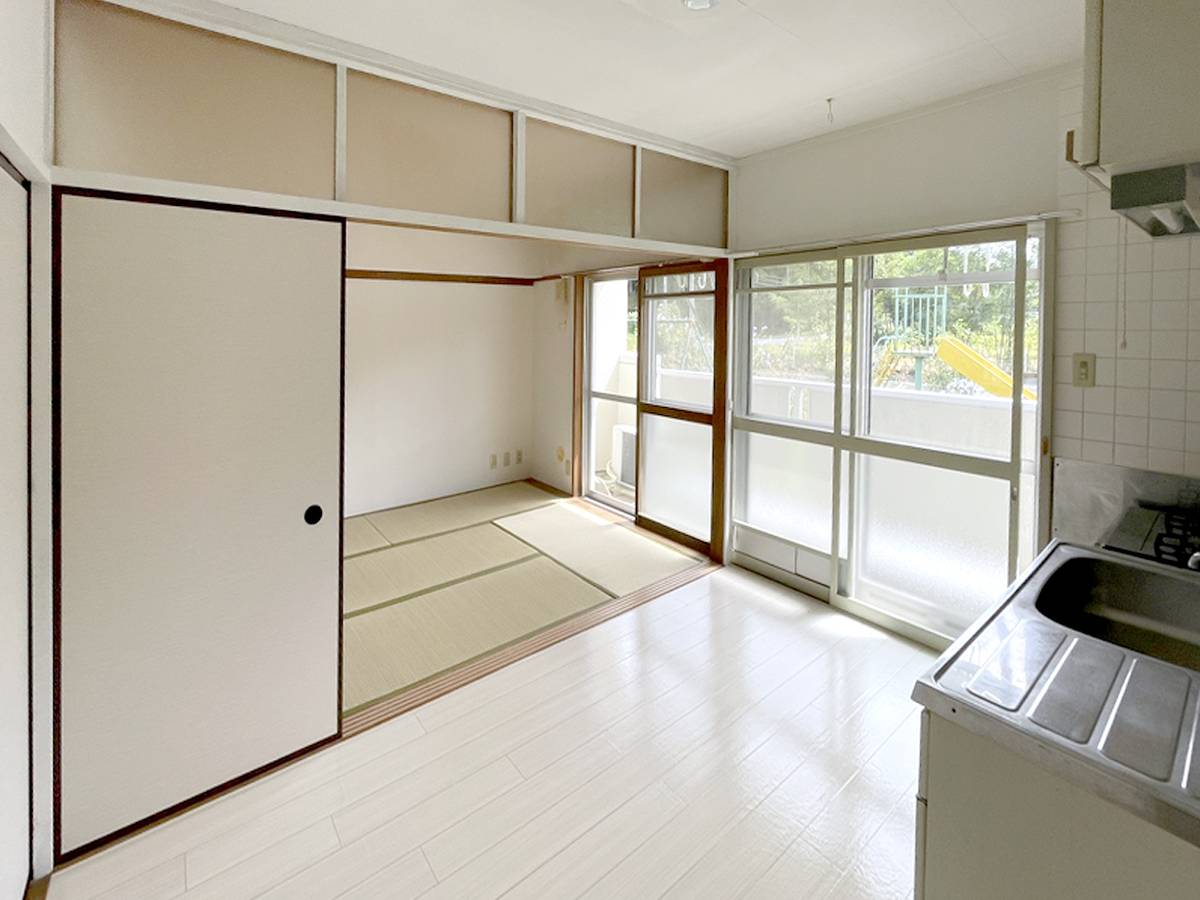 Ruang Tamu di Village House Tokiwa di Tamura-shi