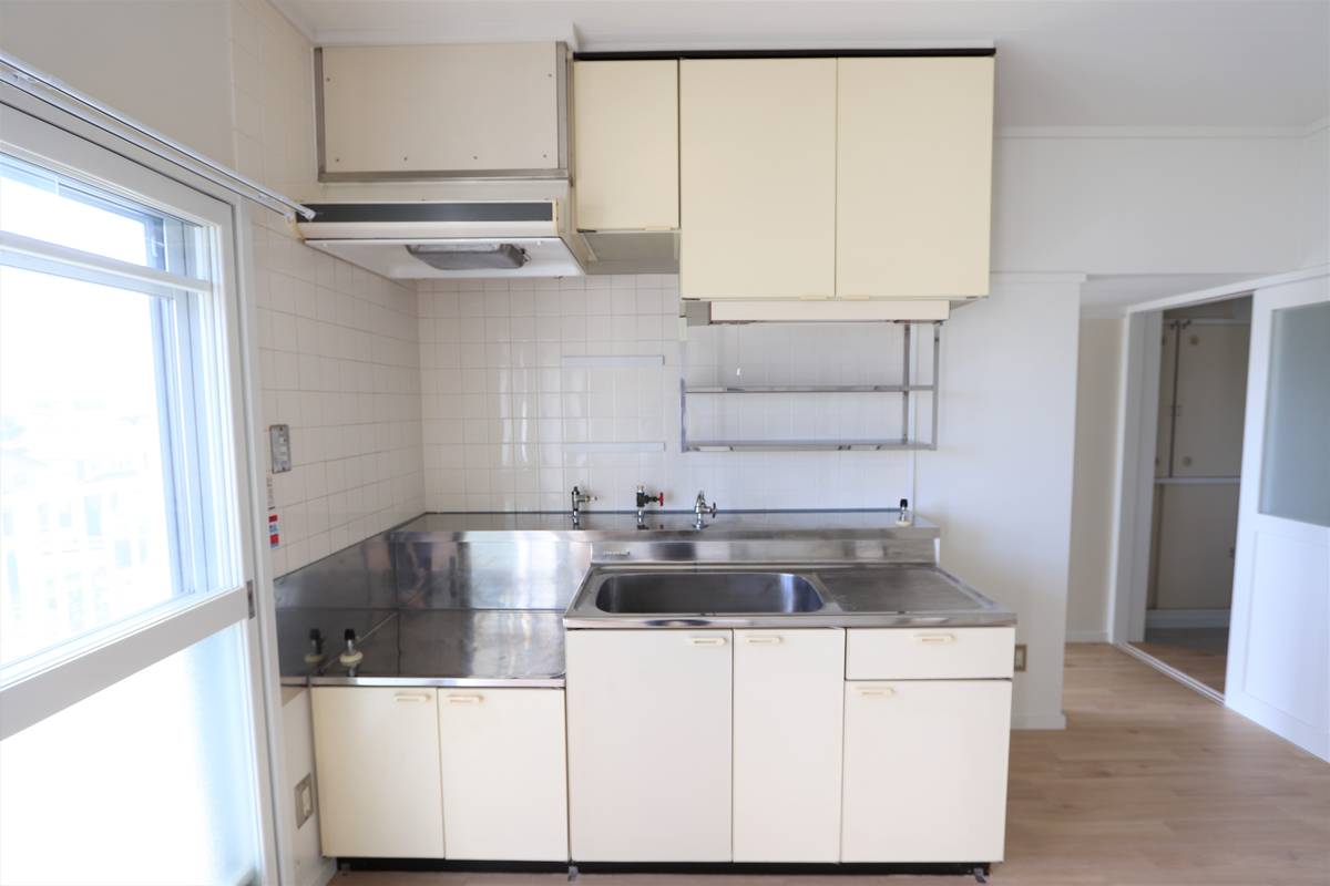 Dapur di Village House Tokiwa di Tamura-shi