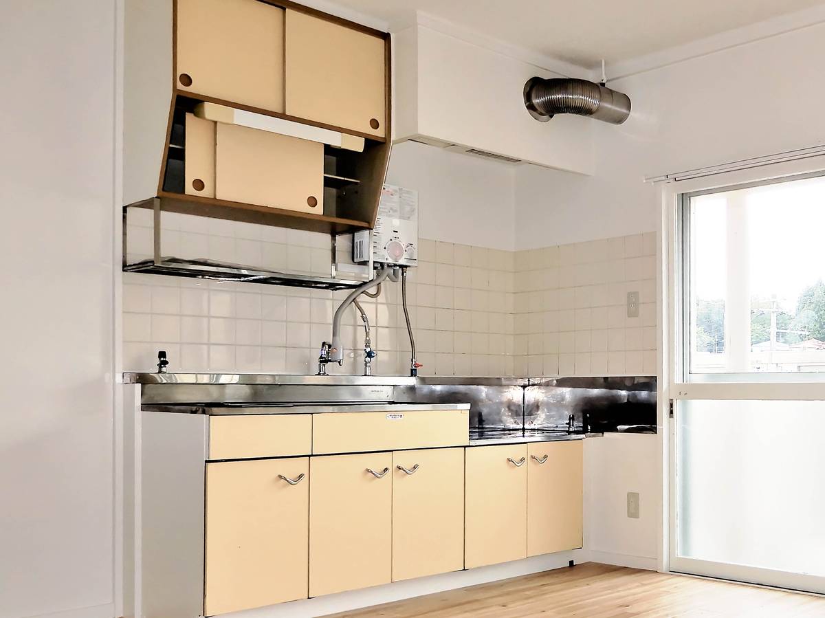 Kamaishi-shi ရှိ Village House Dousen ၏ မီးဖိုချောင်