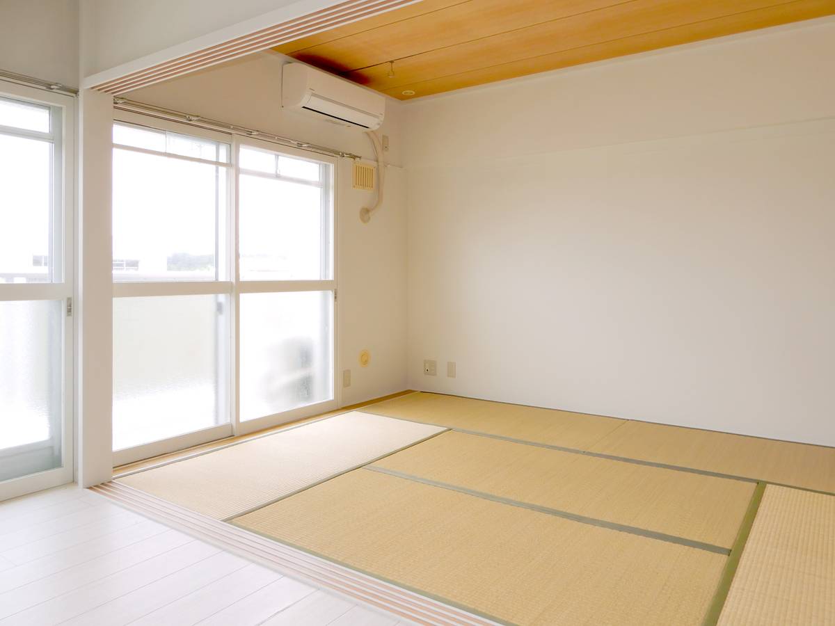 Living Room in Village House Hanaizumi Nishi in Ichinoseki-shi