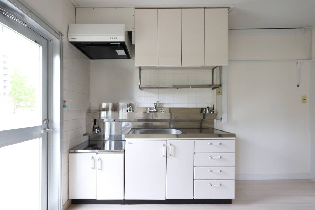 Khu vực bếp của Village House Tsurugaya 2 Chome ở Miyagino-ku