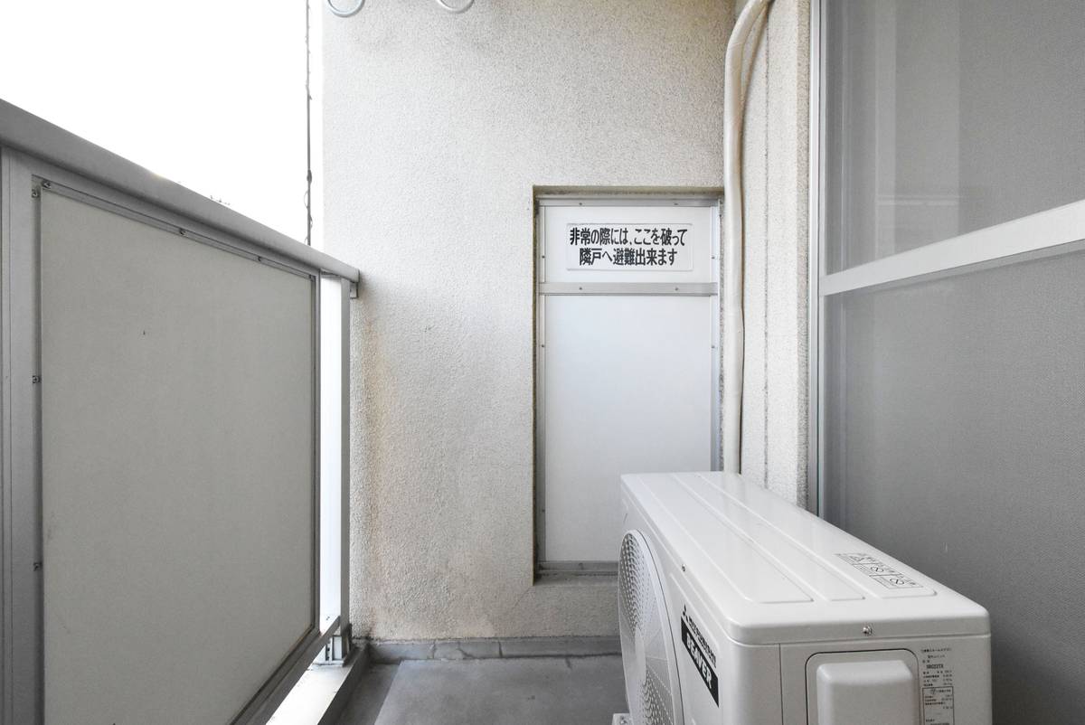 高崎市ビレッジハウス寺尾のバルコニー