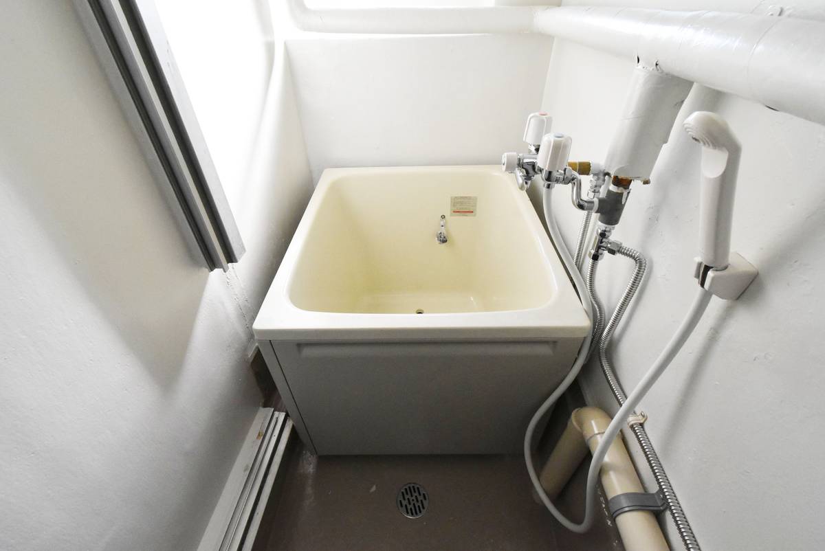 位于太田市的Village House 東金井的浴室