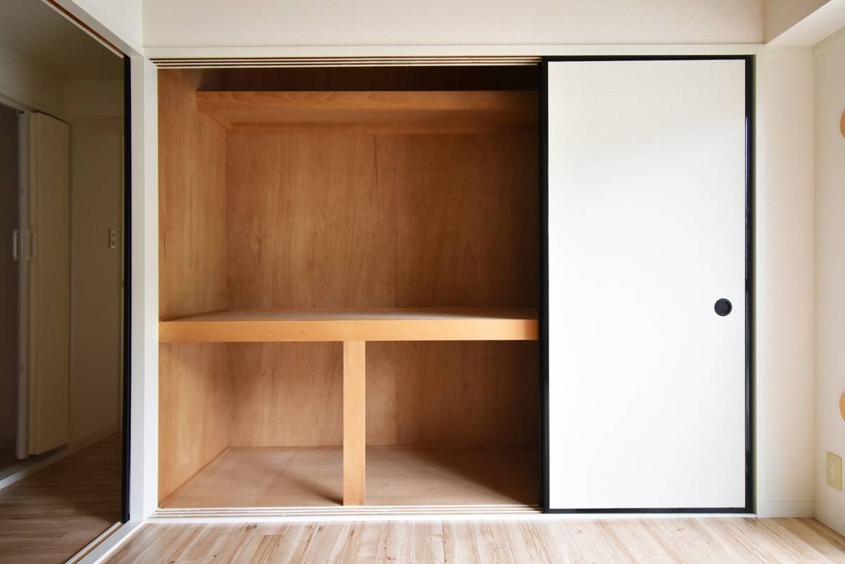 Khu vực chứa đồ của Village House Shimo Kuzawa ở Chuo-ku