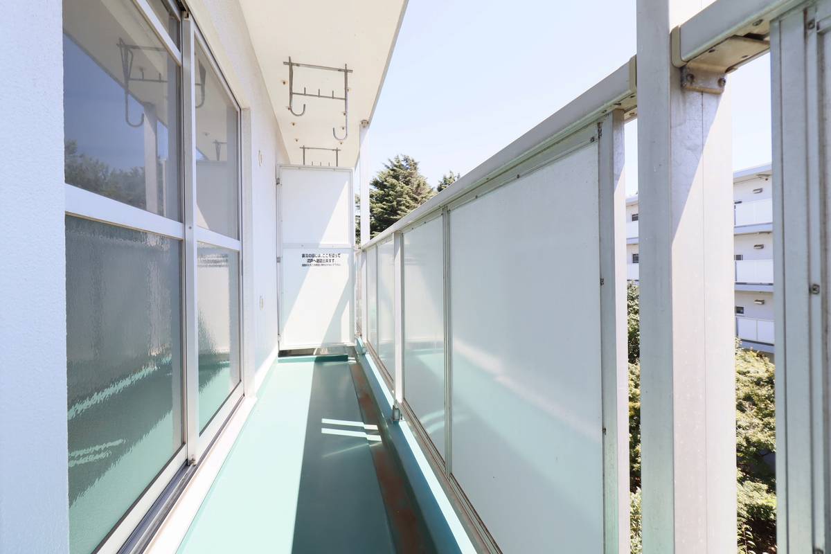 花見川区ビレッジハウス千種のバルコニー