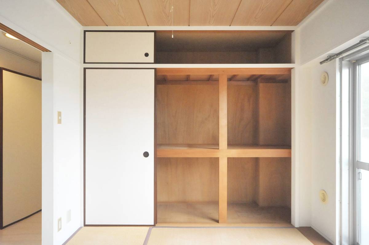 Storage Space in Village House Zenbu in Asahi-ku