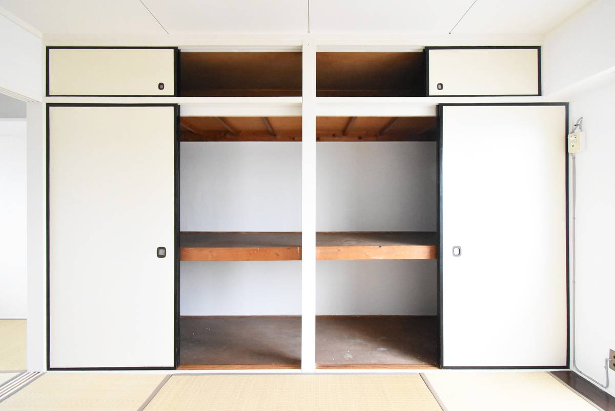 Storage Space in Village House Kawaijuku in Asahi-ku