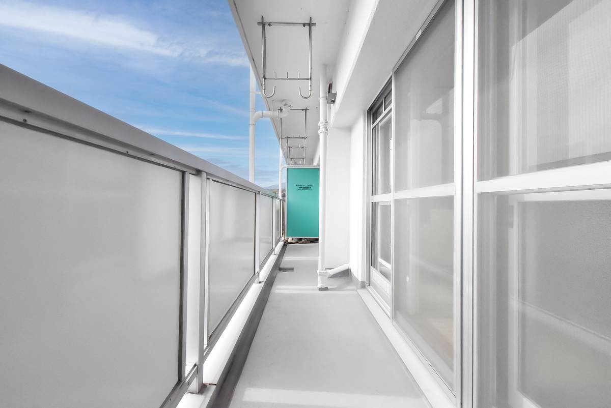 Balkon di Village House Matsuo di Iida-shi